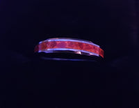 "Ruby Red" Tungsten Band 4mm