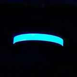 Black Ceramic Offset "Blue-Line" Ring 8mm